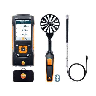 testo 440 kombinovaný SET 2 na meranie rýchlosti prúdenia s Bluetooth